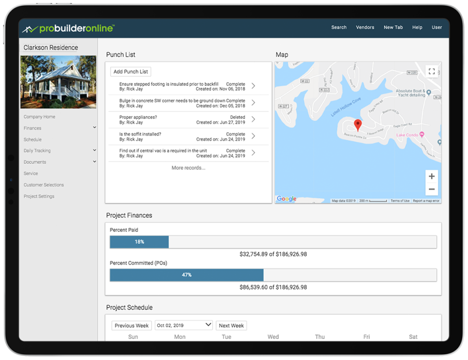 screenshot of ProBuilder Online